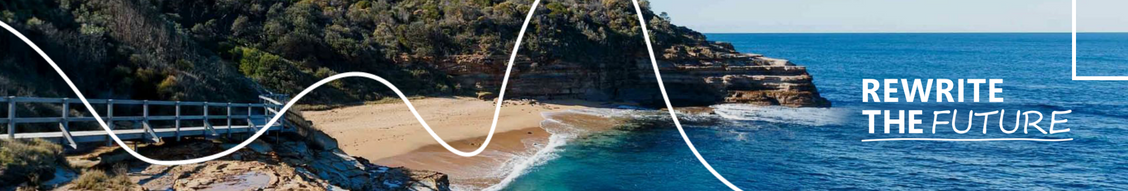 Outdoors landscape of beach shoreline