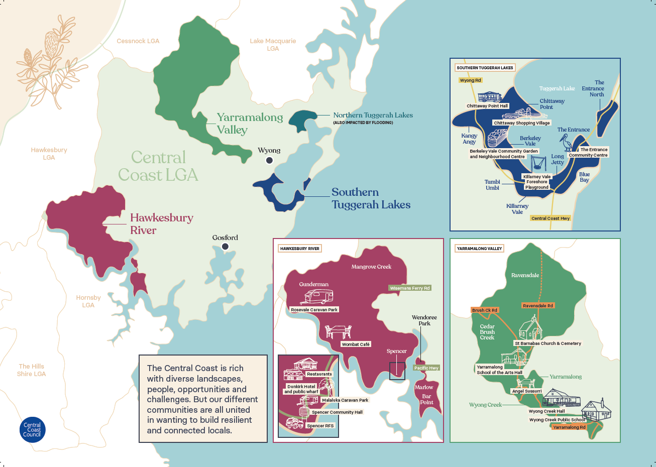 Map of Local Areas