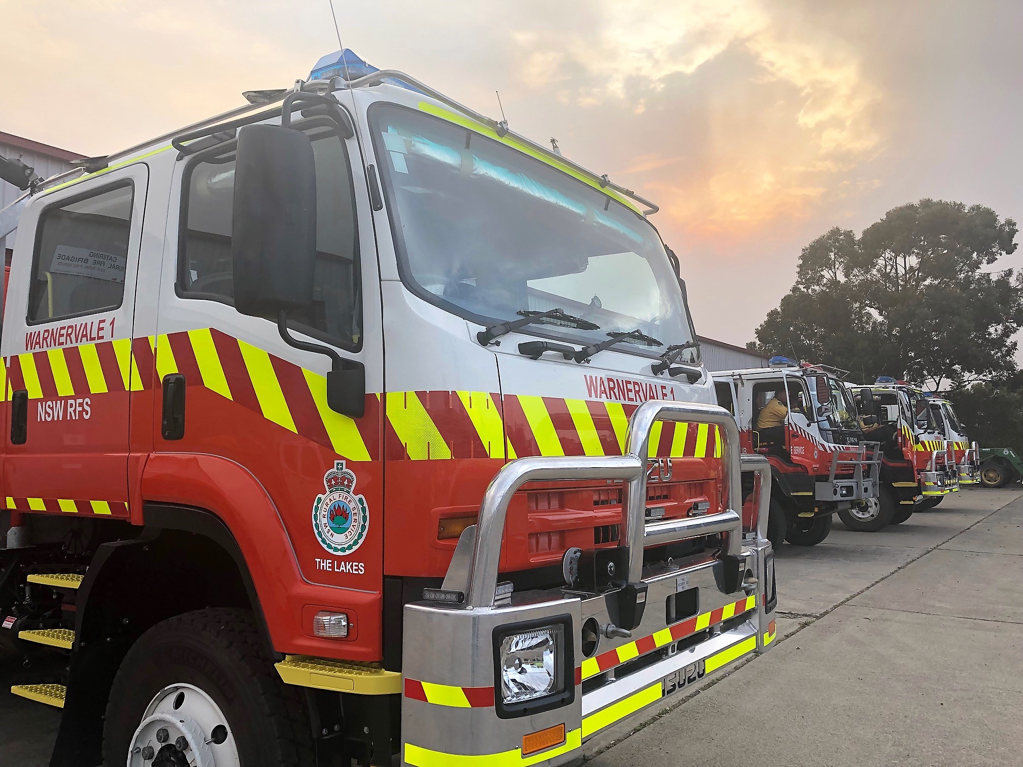 RFS trucks lined up 