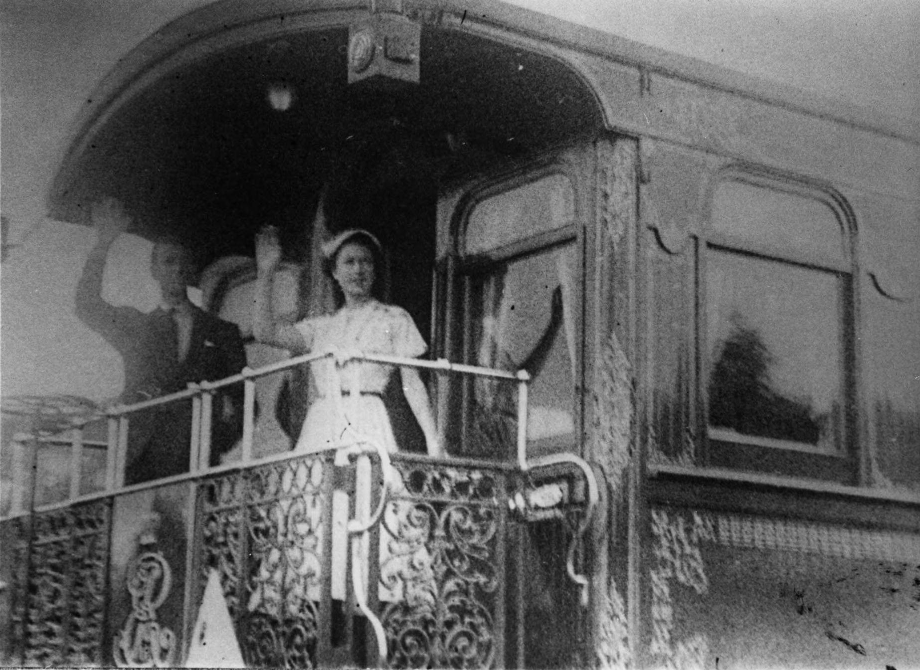 Royal Visit Gosford 1954 Queen Elizabeth II close up