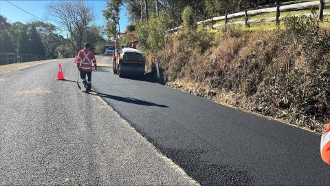 Recent road rehabilitation works at Yarramalong Rd Yarramalong Recent road rehabilitation works at Yarramalong Rd Yarramalong