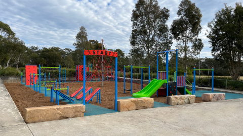 Woongarrah Oval Playspace - New Ninja Warrior Course Woongarrah Oval Playspace - New Ninja Warrior Course