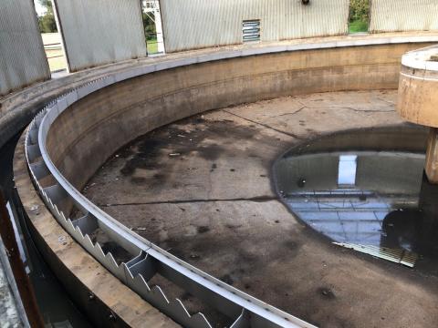 Figure 4: Primary Sedimentation Tank No1 Primary Sedimentation Tank with no over