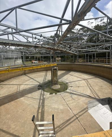 Bateau Bay STP Image of concrete and steal