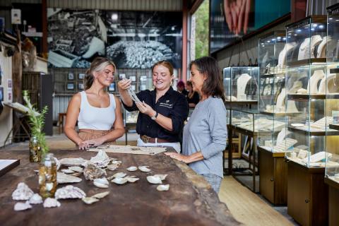 Oyster Farm credit: James Horan women at Oyster Farm experience