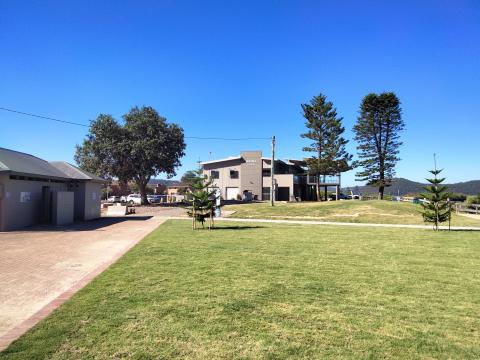 Umina foreshore landscape works Umina foreshore reserve with pathway