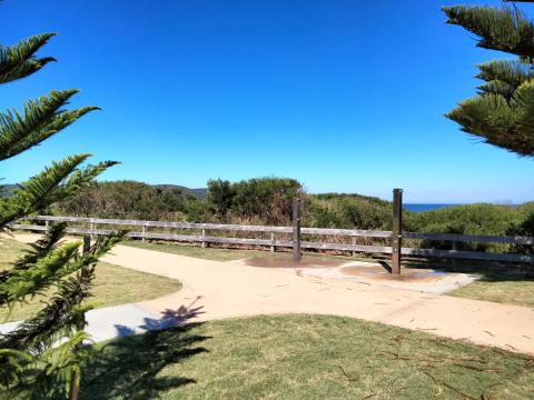 Umina foreshore reserve with outdoor showers Umina foreshore reserve with outdoor showers