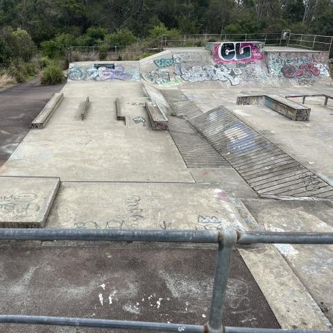 Wadalba skate park works concrete skate park